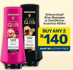 Pick n Pay Schwarzkopf Gliss Shampoo or Conditioner Assorted offer