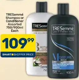 Pick n Pay TRESemmé Shampoo or Conditioner Assorted offer