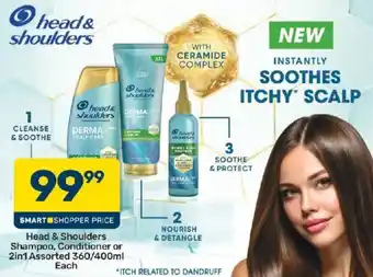 Pick n Pay Head & Shoulders Shampoo, Conditioner or 2in1 Assorted offer