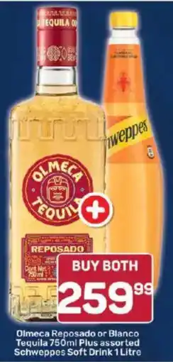 Pick n Pay Olmea Tequila Assorted Schweppes Soft Drink offer
