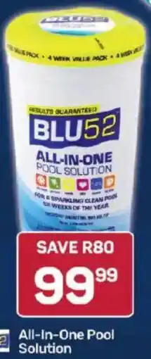Pick n Pay BLU52 All-In-One Pool Solution offer