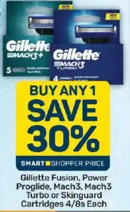 Pick n Pay Gillette Mach3+ Mach3 Turbo Cartridges offer
