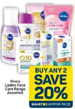 Pick n Pay Nivea Ladies Face Care Range Assorted offer