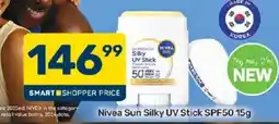 Pick n Pay Nivea Sun Silky UV Stick SPF50 offer