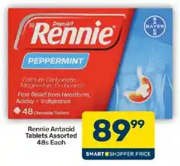 Pick n Pay Rennie Antacid Tablets Assorted offer