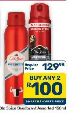Pick n Pay Hypermarket Old Spice Deodorant Assorted offer