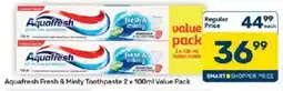 Pick n Pay Hypermarket Aquafresh Fresh & Minty Toothpaste offer