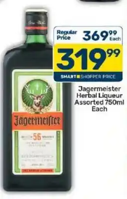 Pick n Pay Liquor Jagermeister Herbal Liqueur Assorted offer