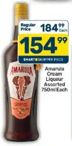 Pick n Pay Liquor Amarula Cream Liqueur Assorted offer