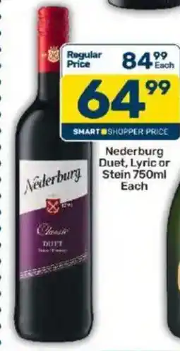 Pick n Pay Liquor Nederburg Duet offer