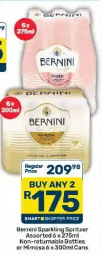 Pick n Pay Liquor Bernini Sparkling Spritzer Assorted offer