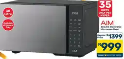 Pick n Pay AIM 30 Litre Electronic Microwave Oven offer