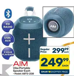 Pick n Pay AIM Vibe Portable Speaker offer