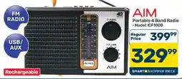 Pick n Pay AIM Portable 4 Band Radio offer