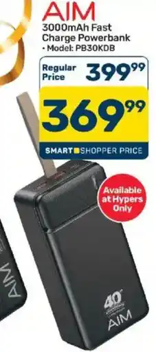 Pick n Pay AIM 3000mAh Fast Charge Powerbank offer