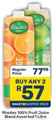 Pick n Pay Rhodes 100% Fruit Juice Blend Assorted offer