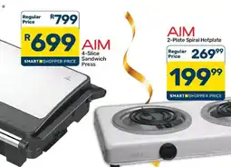 Pick n Pay AIM 4-Slice Sandwich Press offer