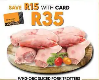 OBC SLICED PORK TROTTERS
