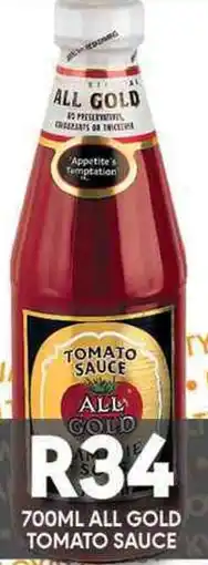 OBC Meat & Chicken Tomato Sauce All Gold offer
