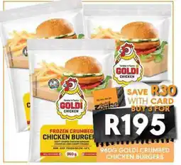 OBC Meat & Chicken Goldi Crumbed Chicken Burgers offer