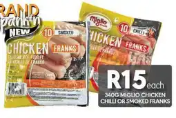 OBC Meat & Chicken Miglio Chicken Franks offer