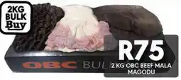 OBC Meat & Chicken OBC BULK 2 KG OBC BEEF MALA MAGODU offer