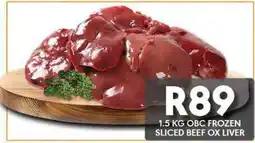 OBC Meat & Chicken OBC FROZEN SLICED BEEF OX LIVER offer