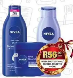 Take 'n Pay Nivea body lotions/ creams assorted offer