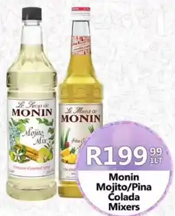 Take 'n Pay Monin Mojito/Pina Colada Mixers offer