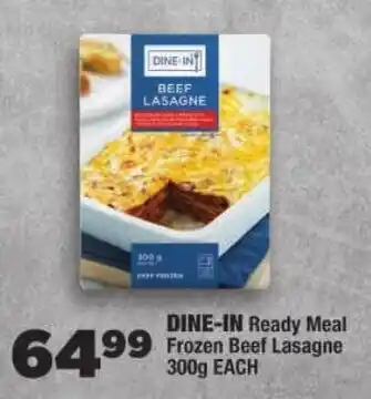 DINE-IN Beef Lasagne