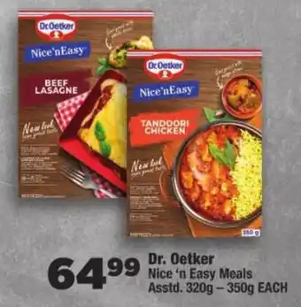 Dr. Oetker Nice 'n Easy Meals