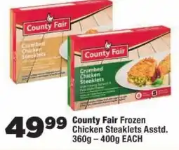 OK Foods County Fair Crumbed Chicken Steaklets Assorted offer