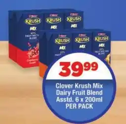 OK Foods Clover Krush Mix Dairy Fruit Blend offer