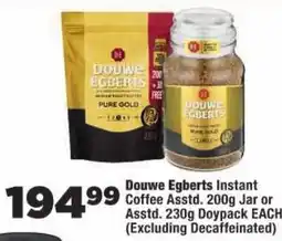 OK Foods Douwe Egberts Instant Coffee offer