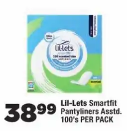 OK Foods Lil-Lets Smartfit Pantyliners Assorted offer
