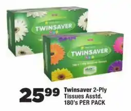 OK Foods Twinsaver 2-Ply Tissues Assorted offer