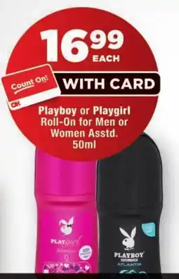 OK Foods Playboy or Playgirl Roll-On Assorted offer