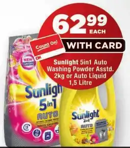 OK Foods Sunlight 5in1 Auto Washing Powder Asstd. offer
