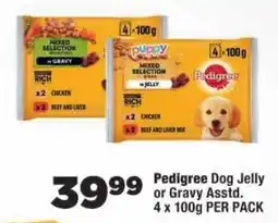OK Foods Pedigree Dog Jelly or Gravy Assid. offer