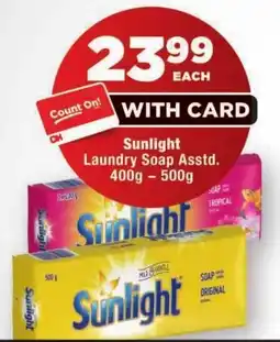OK Foods Sunlight Laundry Soap Assorted offer