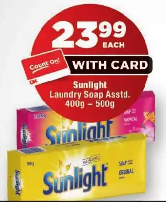 OK Foods Sunlight Laundry Soap Assorted offer
