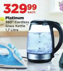 OK Foods Platinum 360° Cordless Glass Kettle offer