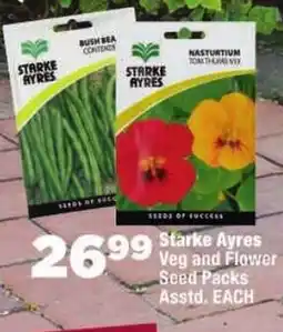 OK Foods Starke Ayres Veg and Flower Seed Packs Assorted offer
