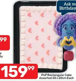 Pick n Pay Hypermarket PnP Rectangular Cake Assorted offer