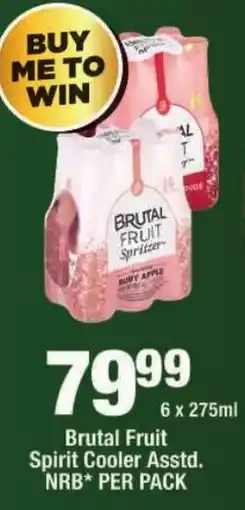 OK Liquor Brutal Fruit Spirit Cooler Assstd. offer