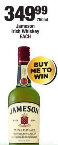 OK Liquor Jameson Irish Whiskey offer