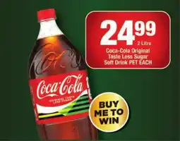 OK Liquor Coca-Cola Original Taste Less Sugar offer