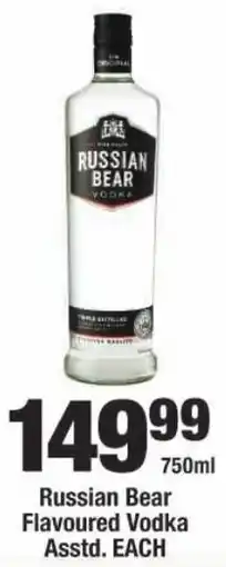 OK Liquor Russian Bear Flavoured Vodka offer