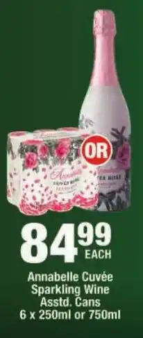 OK Liquor Annabelle Cuvee Sparkling Wine Assorted offer