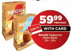 OK Foods Nescafé Cappuccino Sticks Assstd. offer
